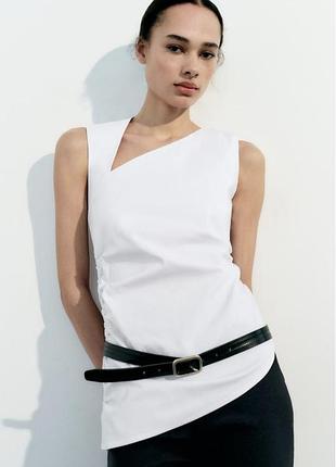 Топ асимметричный zara