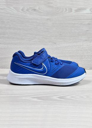 Легкие детские спортивные кроссовки на липучке nike star runner 2 оригинал, размер 33
