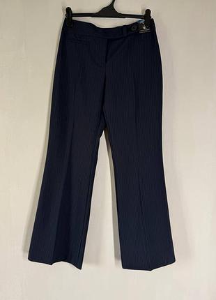 Штани жіночі dorothy perkins класичні в смужку сині розмір 40 12 l