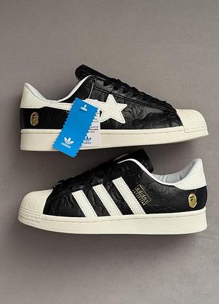 Кросівки bape x adidas x atmos sstr