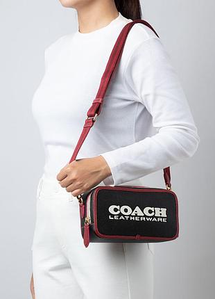 Шкіряна сумка через плече coach (оригінал)