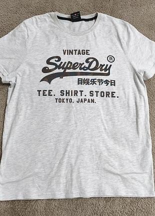 Оригинальная мужская футболка superdry l/xl