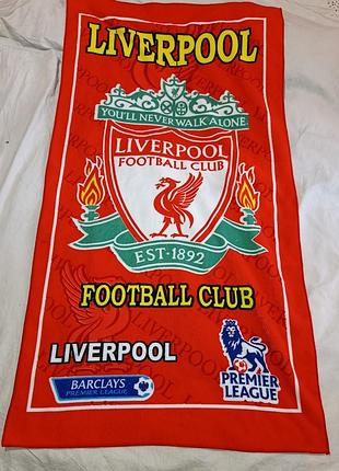 Футбольний пляжний рушник fc liverpool