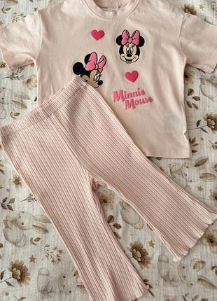 Лот для дівчинки h&m, disney р.74 / 6–9 міс. (колекція весна-літо 2026)