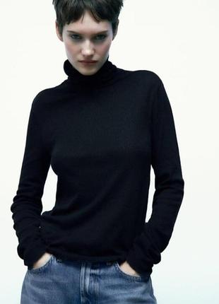 Чорний базовий гольф  від zara — розмір s