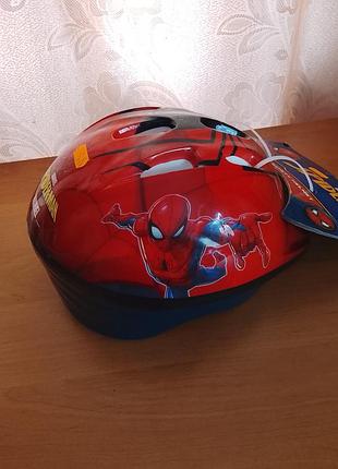 Дитячий захисний шолом spider-man (людина-павук) розмір 48-52 см новий з біркою