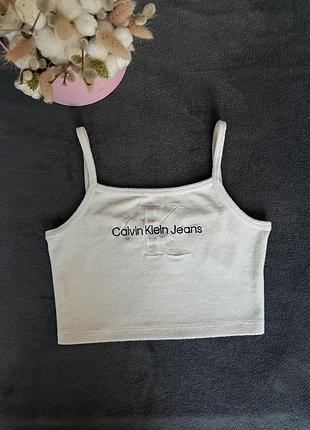Стильний жіночий оригінальний топ/майка calvin klein
