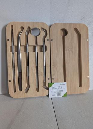 Набор стоматологических инструментов greenable dental set в кейсе 5пр.