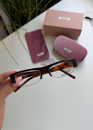 Женские очки м*u м*u vedette brown leo 52/18/145 арт s0010