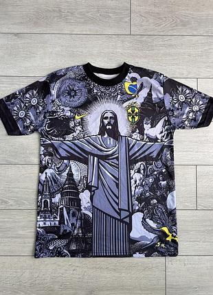 Футбольная футболка джерси неймар сборная бразилия найк nike neymar brazil brasil football soccer jersey size m размер