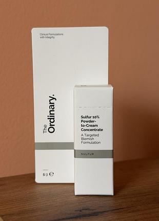 The ordinary sulfur 10% cream-to-powder concentrate 5g концентрована пудра-крем з 10% колоїдною сіркою від висипань