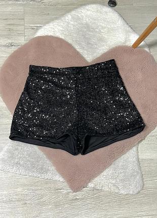 Шортики в паєтки від h&m