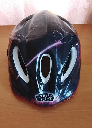 Шолом захисний дитячий дитячий захисний велошолом disney star wars (зоряні війни) — розмір 52-56 см