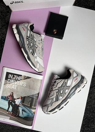 Жіночі кросівки asics gel-nyc grey silver white