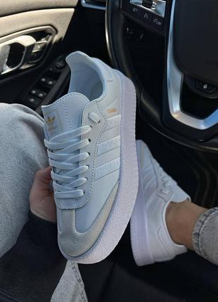 Adidas samba white premium