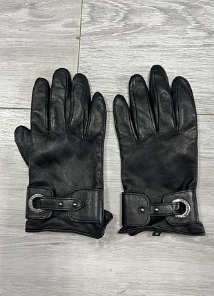 Шкіряні рукавички ralph lauren
