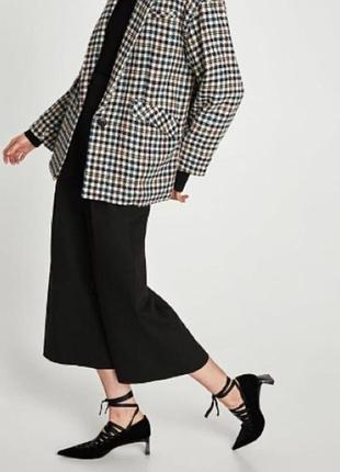 Бархатные туфли zara