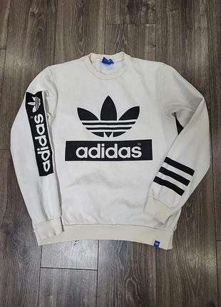Чоловічий світшот adidas вінтажний білий розмір m