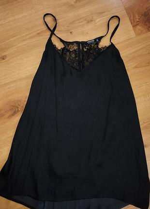 Чорна жіноча майка бренду reserved 🖤