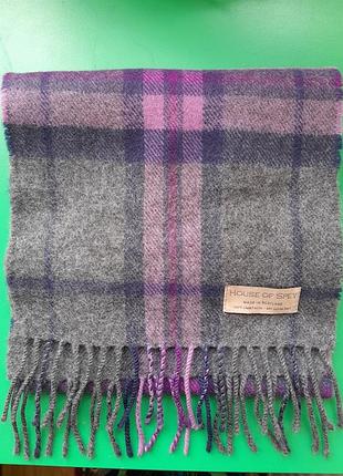 Шарф house of  spey lambswool scotland вовна