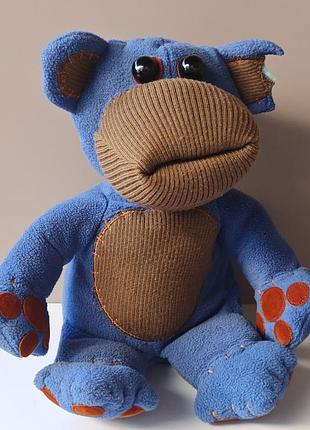 Мягкая игрушка нэв (nev the bear) — персонаж популярного детского телешоу bbc / cbbc «всё наоборот» (bear behaving badly).