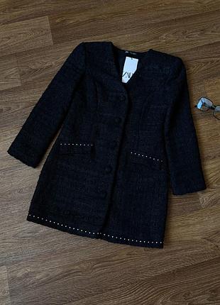 Твідова сукня zara