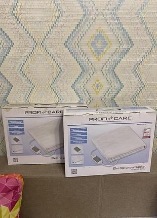 Електричне простирадло 70*150 см profi care pc-wub 3060 електроковдра 60 вт 70х150 см 3 режими біла
