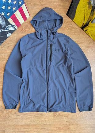 Треккинговая, спортивная куртка ветровка under armour размер м x mammut x salewa x salomon