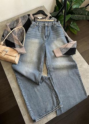 Джинси жіночі shein wide leg палаццо розмір xl