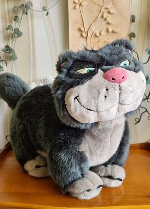 Колекційна м'яка іграшка кіт люцифер попелюшка disney store / кот люцифер золушка