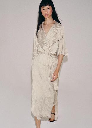 Сукня/накидка жатка оверсайз zara