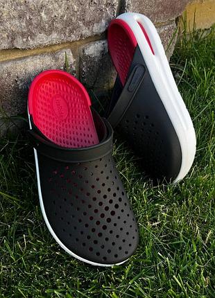 Чоловічі крокси сабо crocs inmotion clog black/white crocs inmotion clog black/white