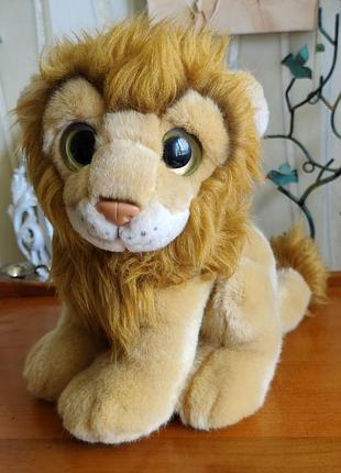 Реалистичная мягкая игрушка львенок / лев (lion) от бренда amble pleasure.