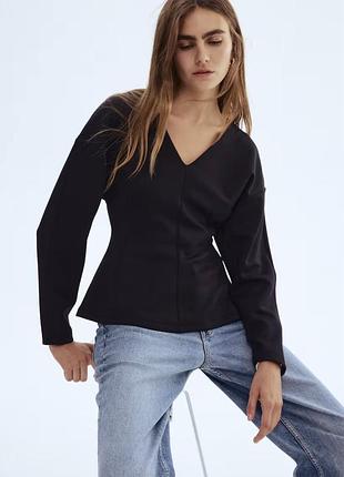 Блуза лонг від h&m
