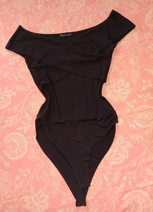 Боди женское черное zara топ
