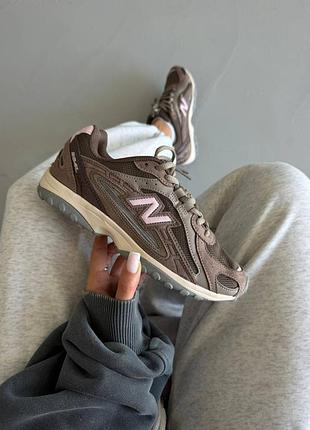 👟 кроссовки new balance 204l brown / pink / наложка bs👟
