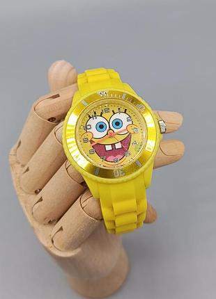 Желтые часы губка бок spongebob