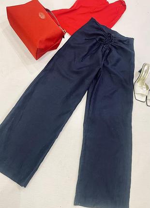 Antonelli firenze стильные льняные брюки