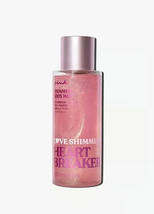 Heartbreaker shimmer mist парфюмированный спрей мист с шиммером victoria’s secret pink
