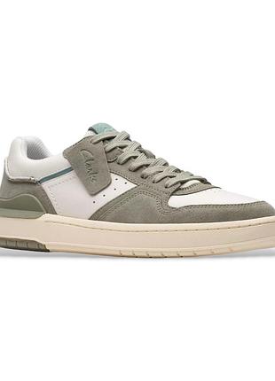 Кроссовки clarks courtlite2 lo из серой кожи