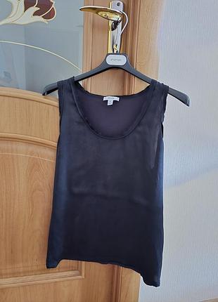 Reiss riley silk топ з шовку