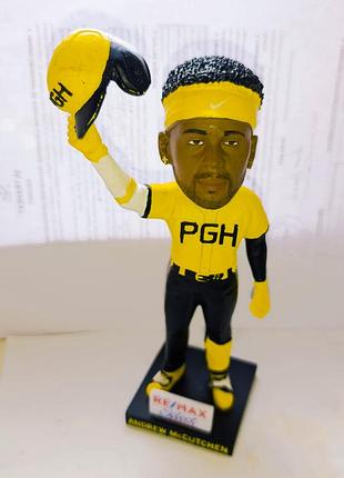 Эксклюзивная, коллекционная фигурка игрока mlb piffsburgh pirates, andrew mccutchen с качающейся головой