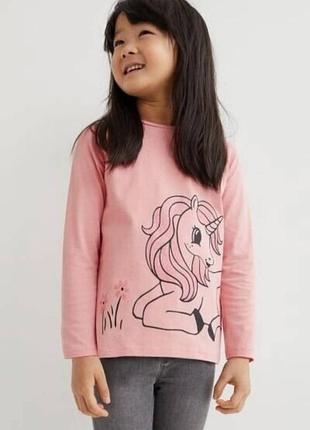 Реглан для девочки р.92, р.98/104, р.122/128 от h&amp;m