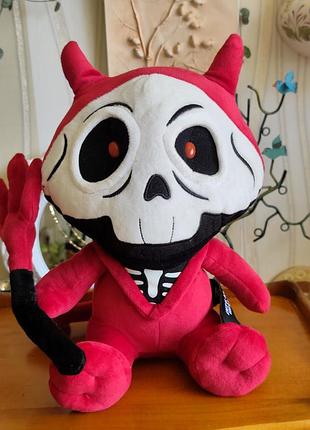 Колекційна готична іграшка killstar kreeptures lil devil doom / мягкая игрушка черт скелет