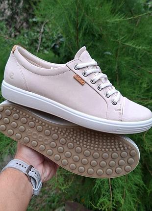 Женские низкие кеды ecco soft 7 w, 39р.