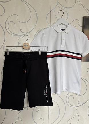 Костюм шорти футболка tommy hilfiger оригінал р.152