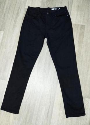 Мужские чёрные джинсы f&f , размер 34/32 slim .