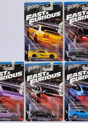 Коллекционные модели hot wheels fast and furious
