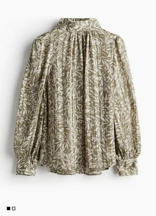 Легкая полупрозрачная блуза рубашка от h&amp;m