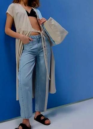 Джинси мом балон хл zara